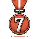 7th Place badge