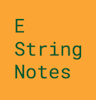 E String Notes badge